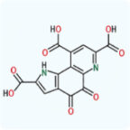 Chemical structure of PQQ, pyrroloquinoline quinone, an ingredient in BestLab BestLife